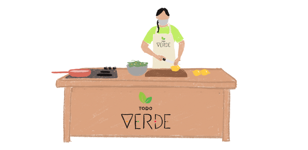 Todo Verde cooking class graphic