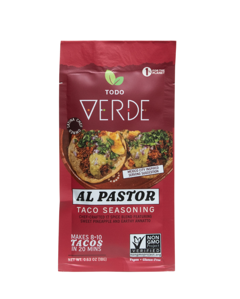 Gluten-free Al Pastor seasoning pack from Todo Verde