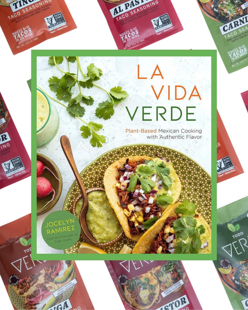 Vegan Mexican cookbook and taco seasoning bundle